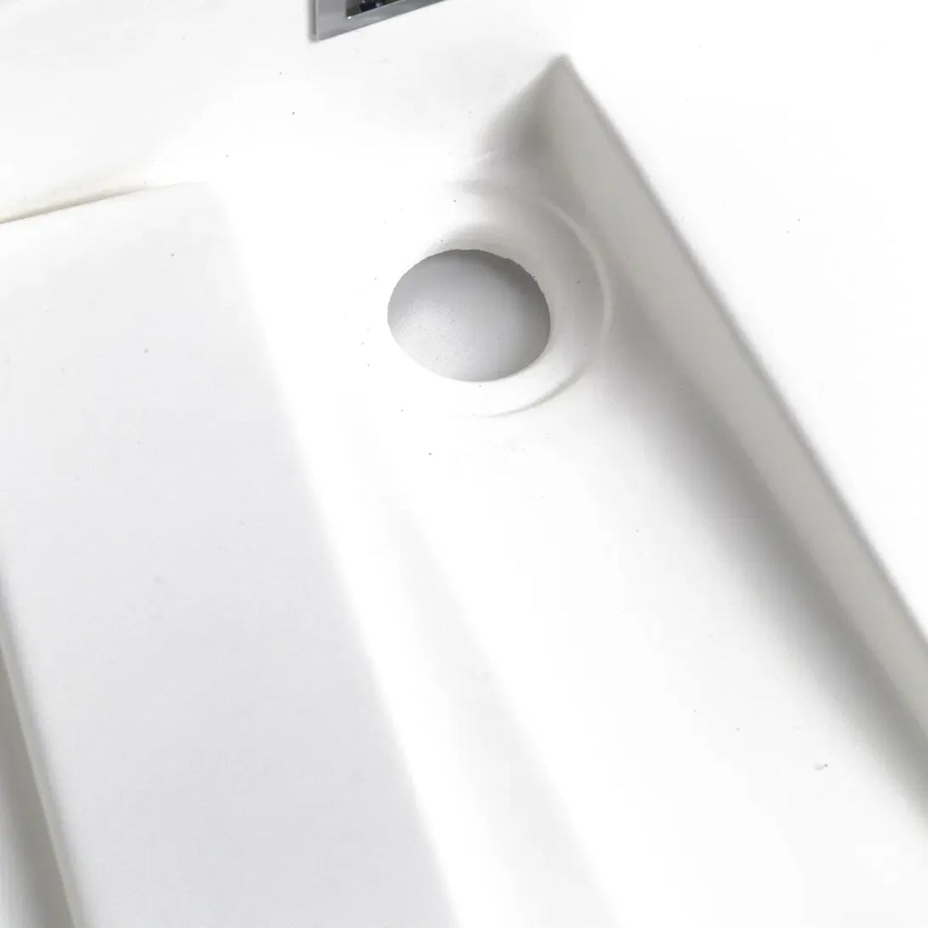 Cosmic Block Evo 80 cm Matte Teckstone Vanity Washbasin