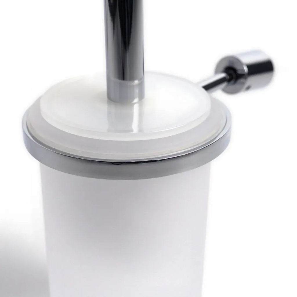 Cosmic Minimalism Wall-Mounted Toilet Brush - Chrome