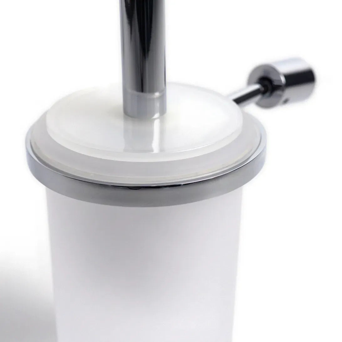 Cosmic Minimalism Wall-Mounted Toilet Brush - Chrome
