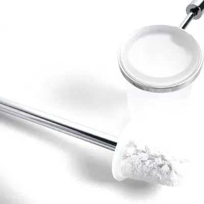 Cosmic Minimalism Wall-Mounted Toilet Brush - Chrome