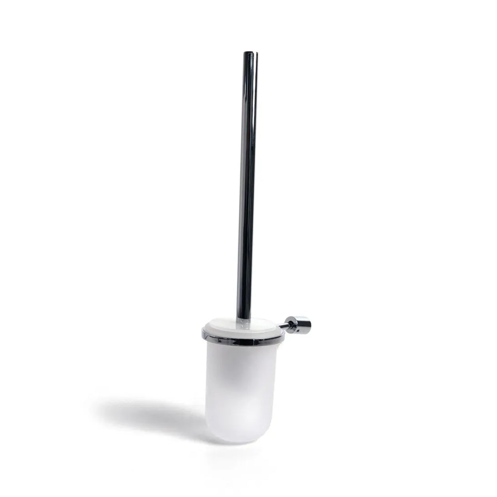 Cosmic Minimalism Wall-Mounted Toilet Brush - Chrome
