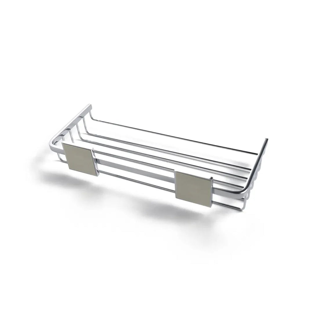 Cosmic Duo Square Shower Basket - Chrome