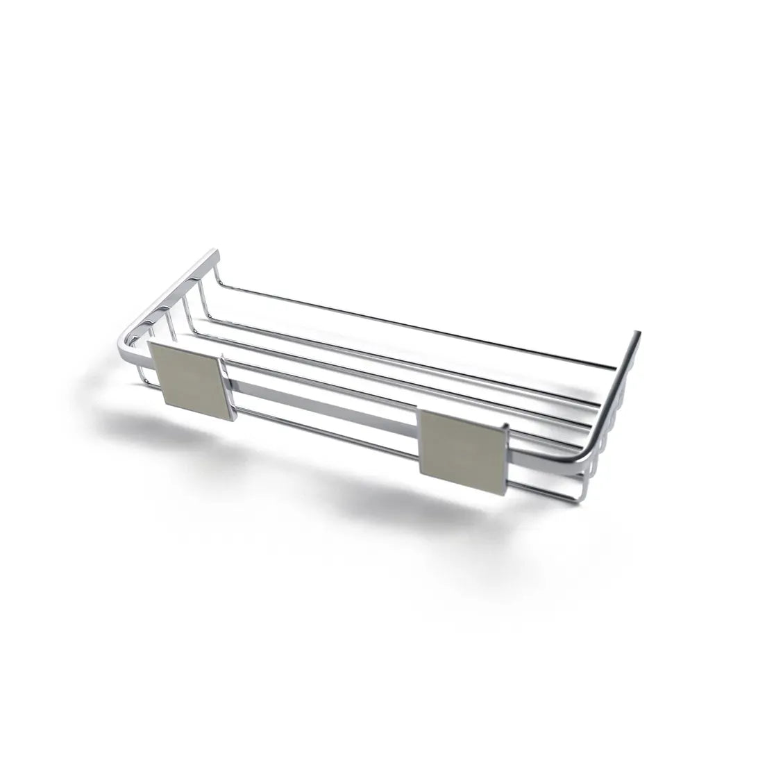Cosmic Duo Square Shower Basket - Chrome