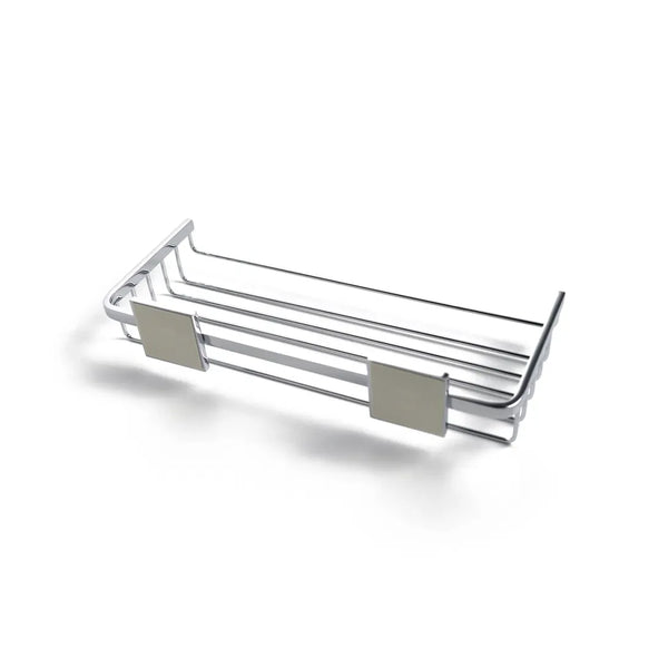 Cosmic Duo Square Shower Basket - Chrome
