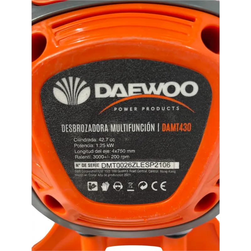 Daewoo DAMT430 4-in-1 benzīna daudzfunkcionālais instruments