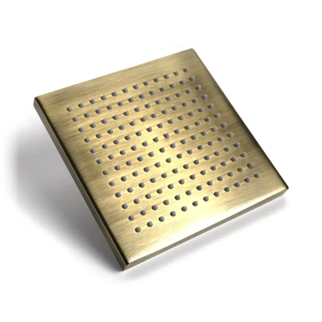 Marti 1921 Square Ultra-Slim Overhead Shower Head - Bronze