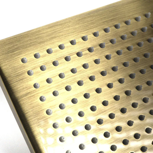 Marti 1921 Square Ultra-Slim Overhead Shower Head - Bronze