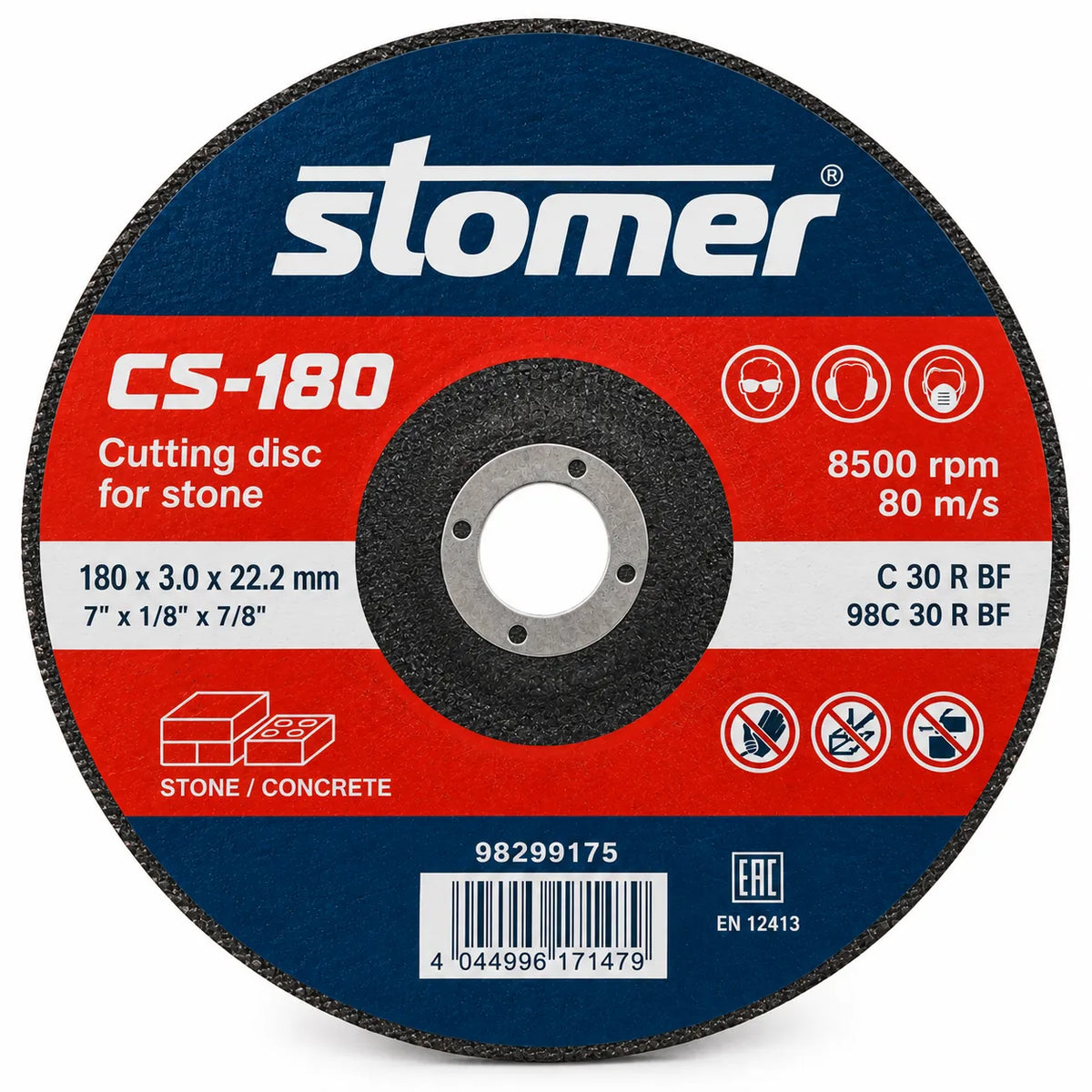 Stomer CS-180 Stone Cutting Disc 180 mm Main image